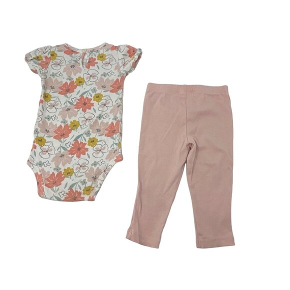 Baby Girl's - 3 Outfits - 3‎ Leggings and 3 Body Suits - Size 12 Month - Picture 3 of 9